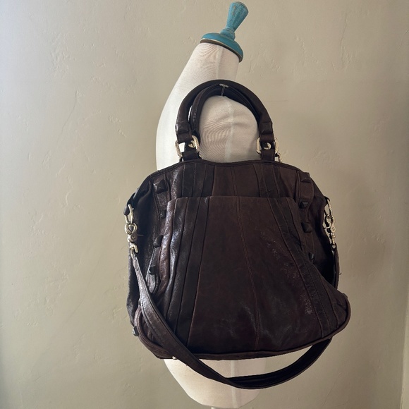 Junior Drake Leather Shoulder Bag - Picture 3 of 12